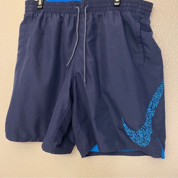 Nike Mens Board swim Trunks Shorts Just Do It Swoosh Volley 9" XL - Picture 2 of 11